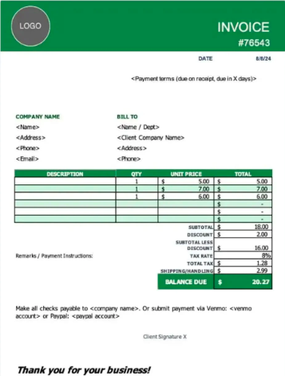 Basic Green Template Image