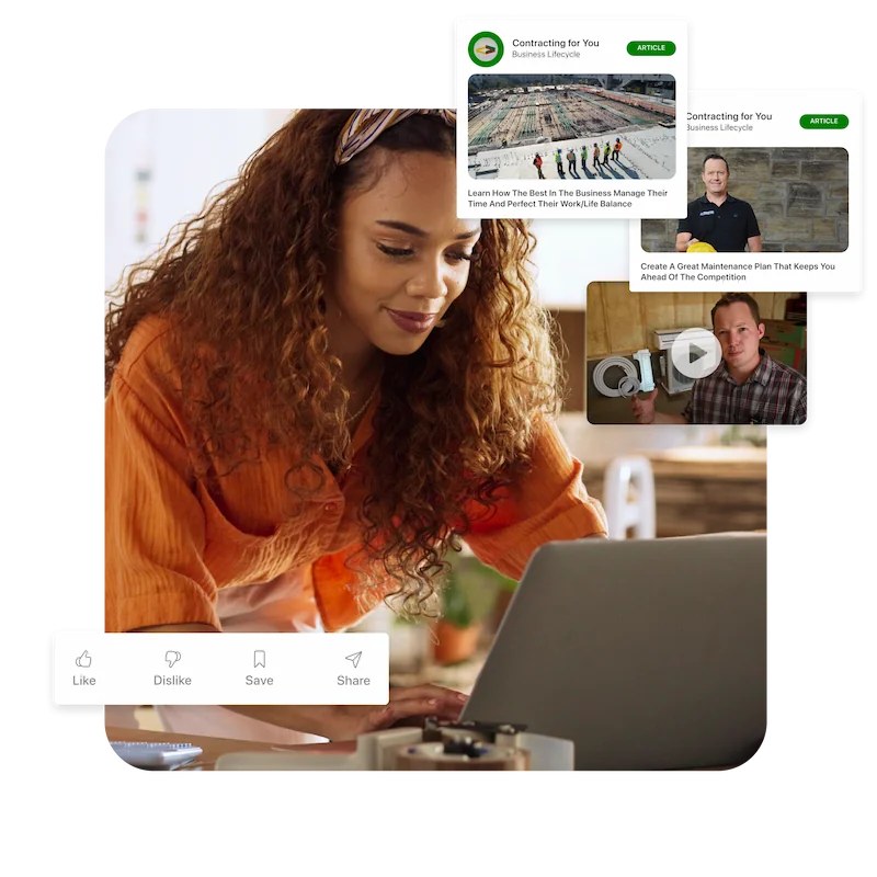 Person using tablet
