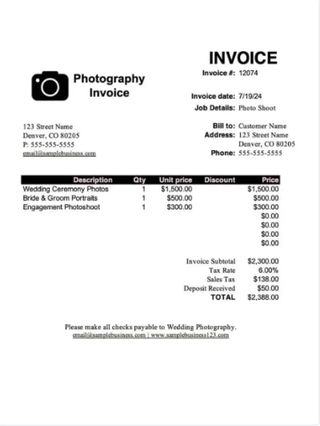 Monochrome Template Image