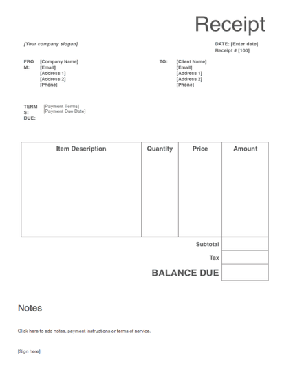 Services Template Preview